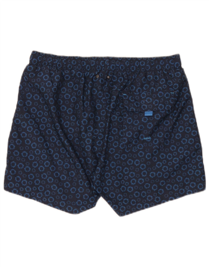 Gutteridge Badeshorts til mænd Medium Navy Blue Floral Polyester