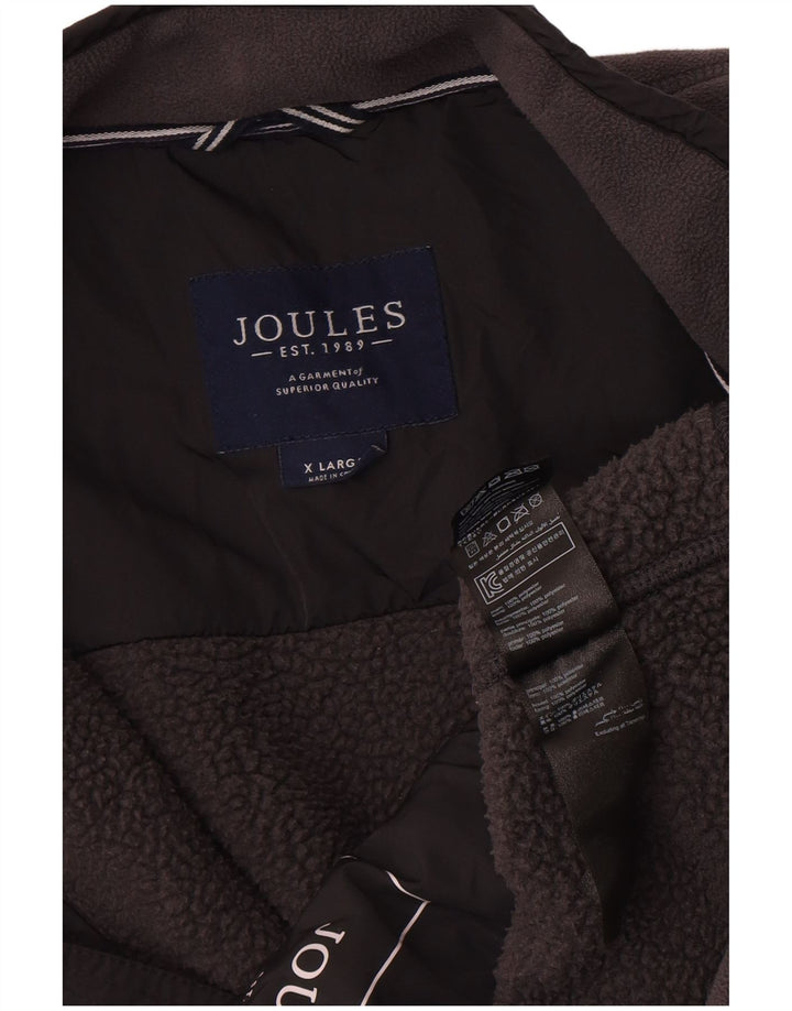 Joules Fleecejakke til mænd UK 42 XL Grå Colourblock Polyester