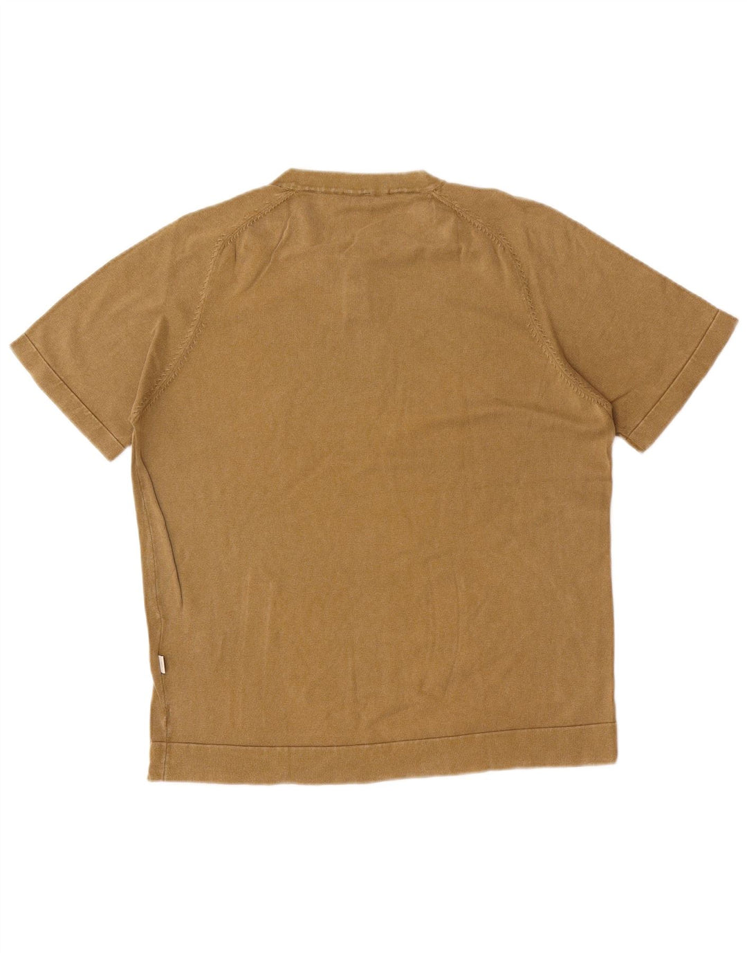 Liu Jo Herre T-Shirt Top Stor Khaki Bomuld