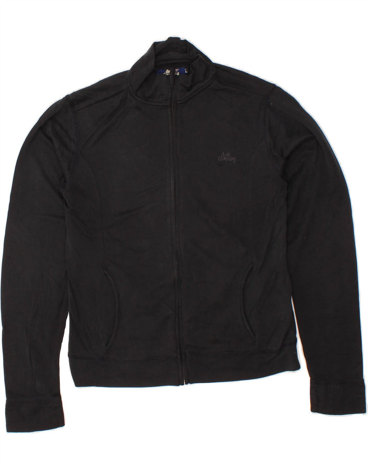 BEST COMPANY Womens Tracksuit Top Jacket UK 14 Medium Black Vintage Best Company and Second-Hand Best Company from Messina Hembry 
