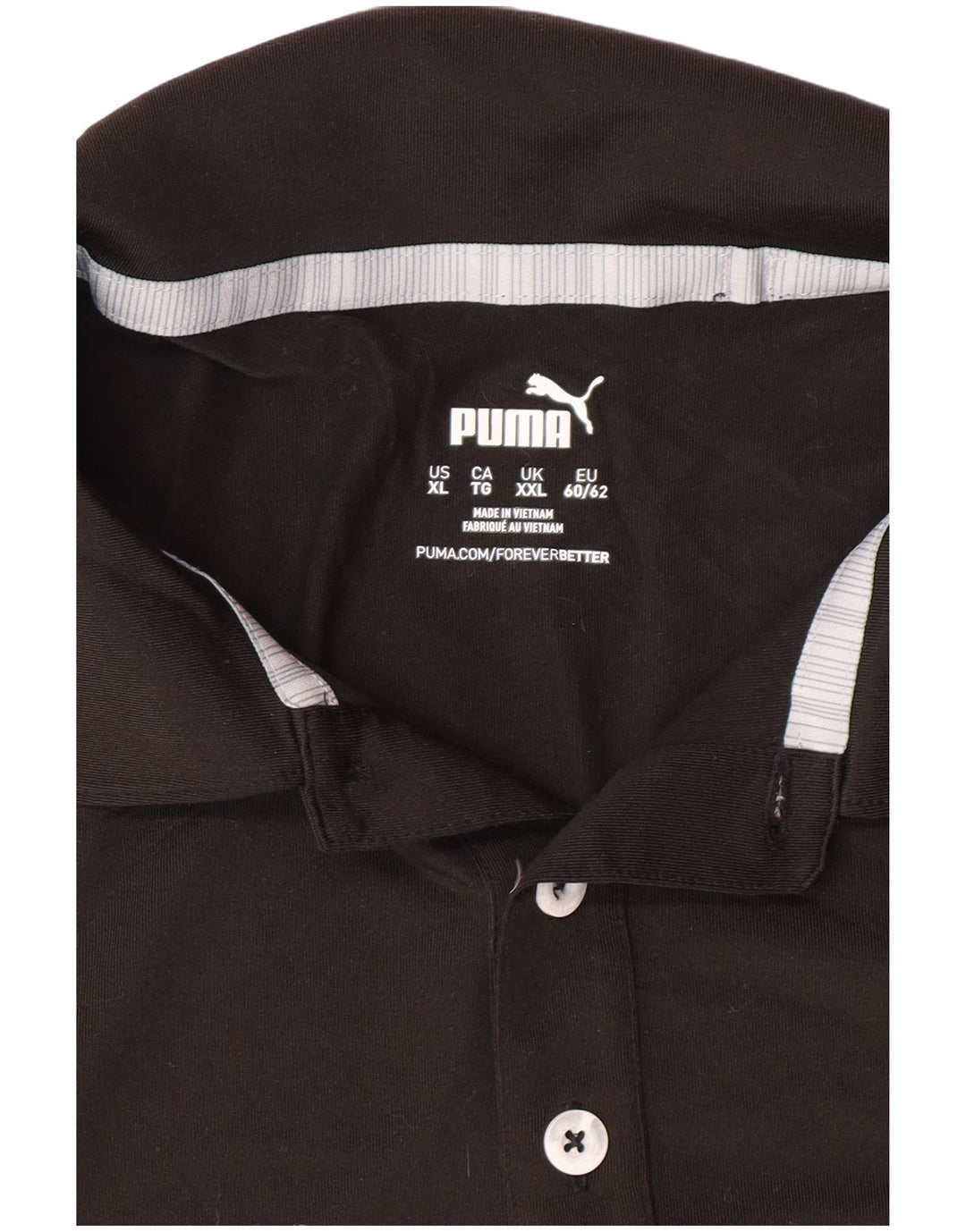 PUMA Poloshirt til mænd 2XL Grå Colourblock