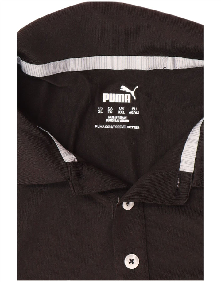 PUMA Poloshirt til mænd 2XL Grå Colourblock