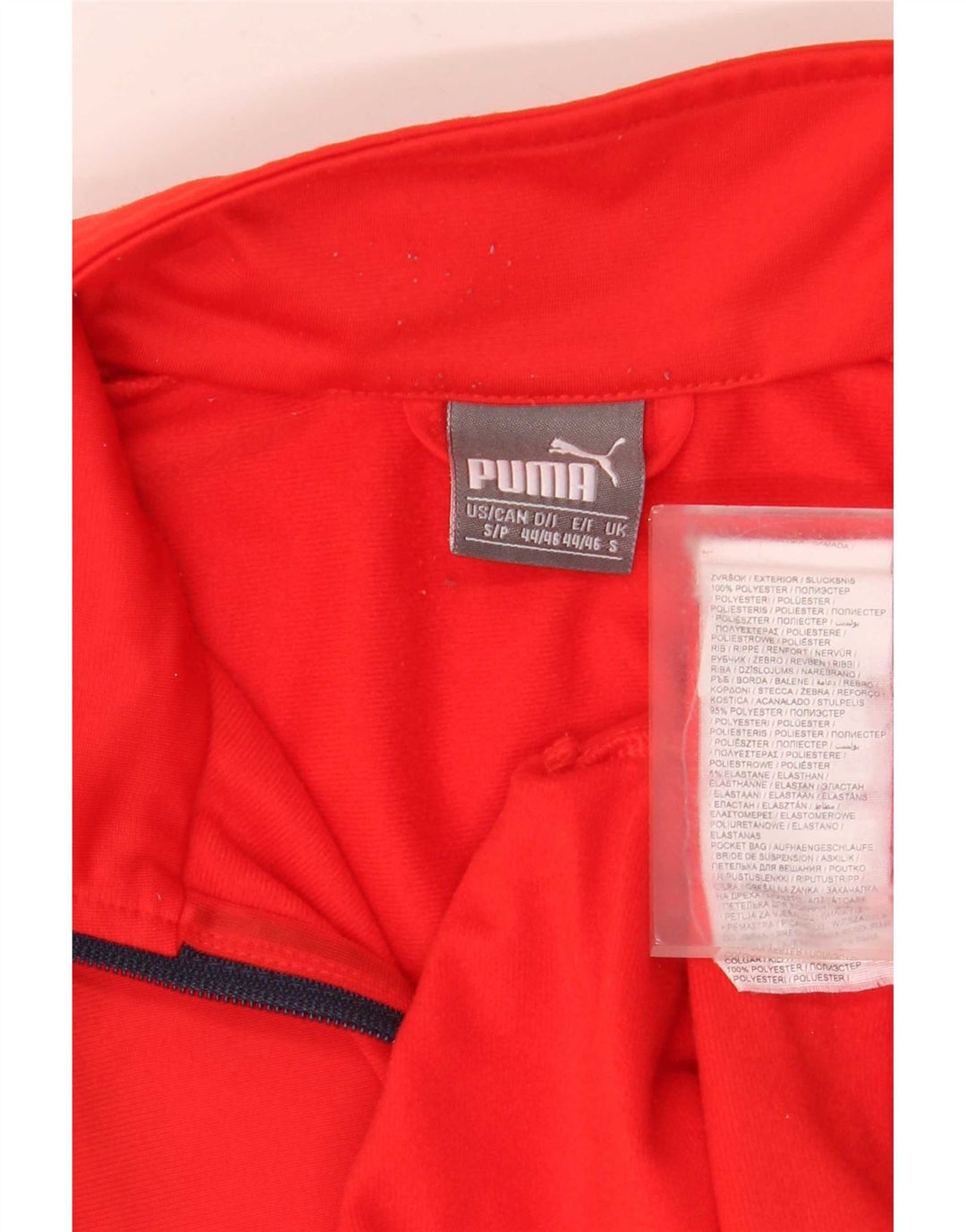 Puma Træningsdragt til mænd, topjakke, lille rød polyester