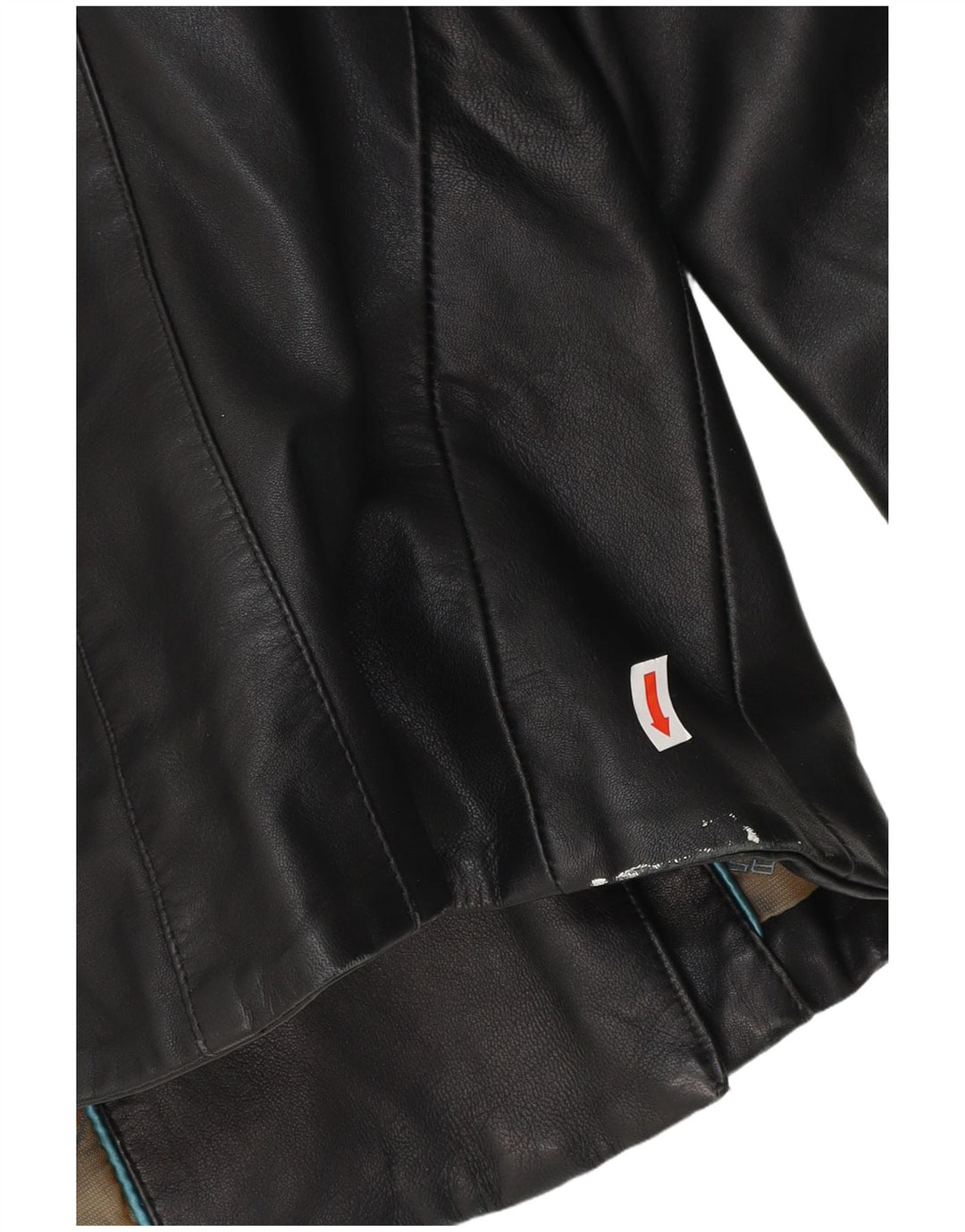 ASHWOOD Bikerjakke i læder til kvinder UK 8 Lille sort læder