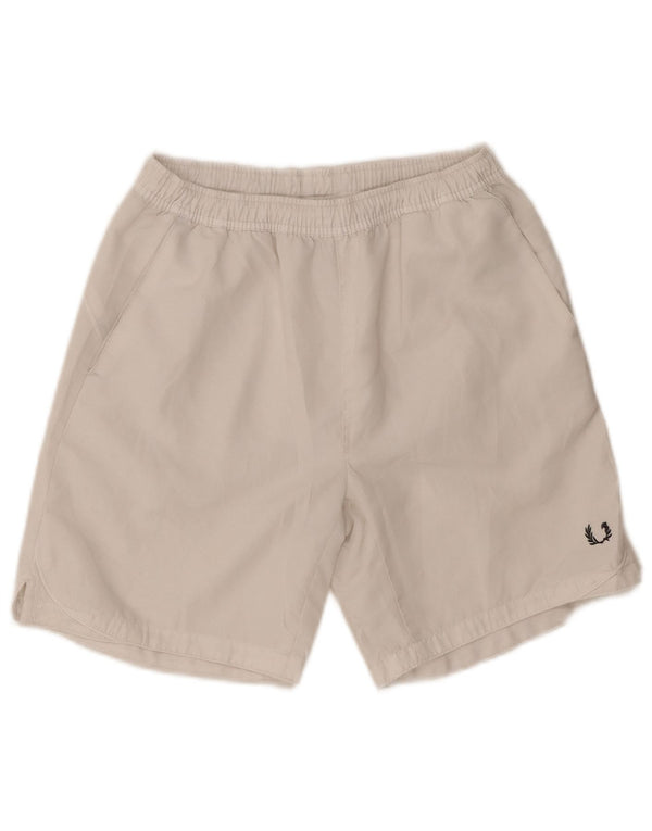Fred Perry Herre Regular Fit Sportshorts Medium White Polyester