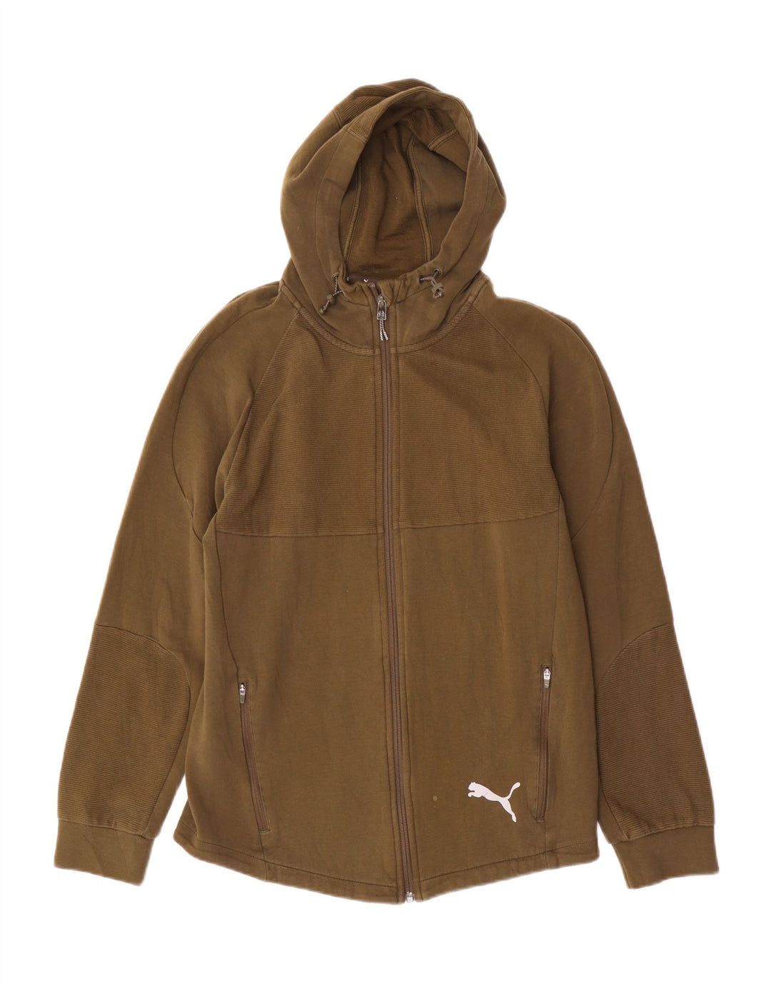 Puma Hættetrøje med lynlås til mænd Medium Khaki