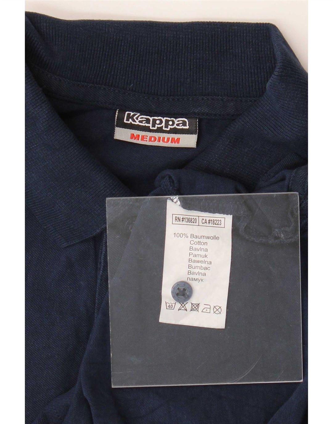 Kappa herre poloshirt Medium marineblå bomuld
