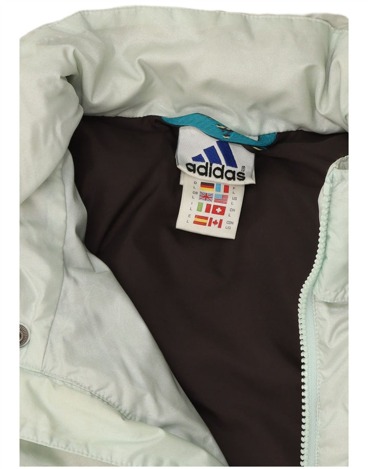 Adidas Herre grafisk polstret jakke UK 40 Large Blue Polyester