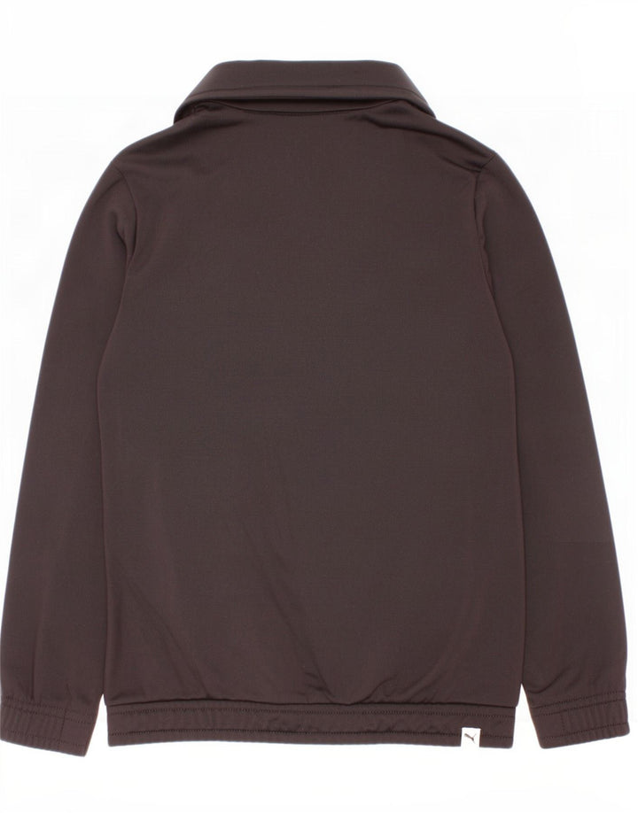 Puma træningsdragt topjakke til piger 9-10 år Sort Colourblock Polyester