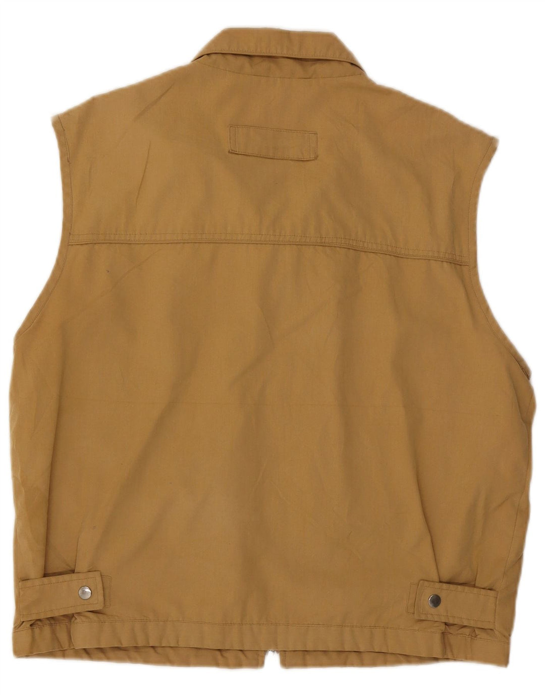 SEVEN 7 Mens Utility Gilet UK 40 Large Beige Cotton