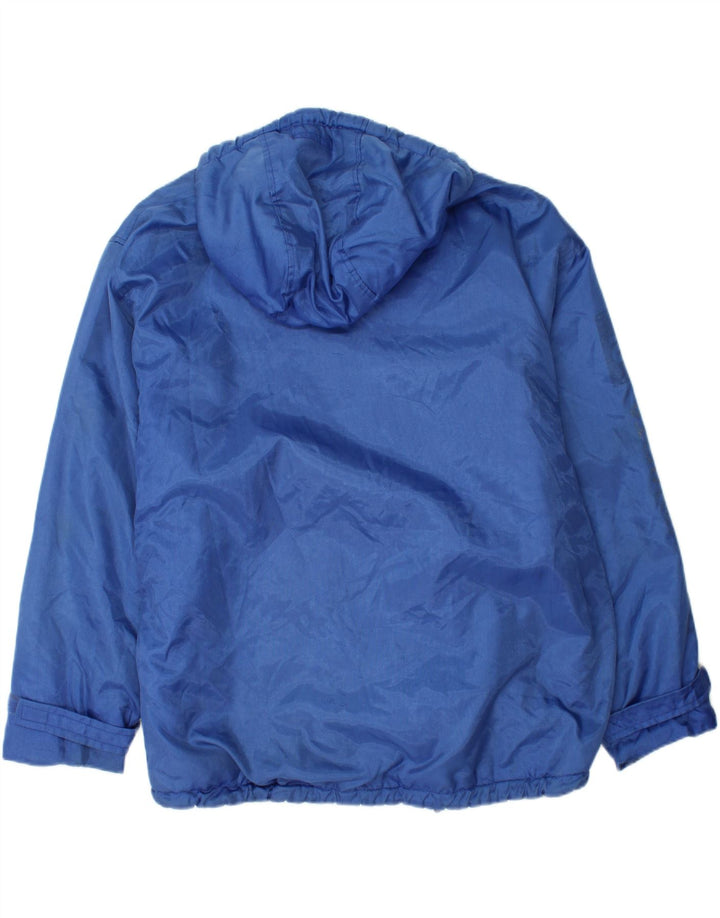 INVICTA Mens Hooded Windbreaker Jacket UK 40 Large Blue Vintage Invicta and Second-Hand Invicta from Messina Hembry 