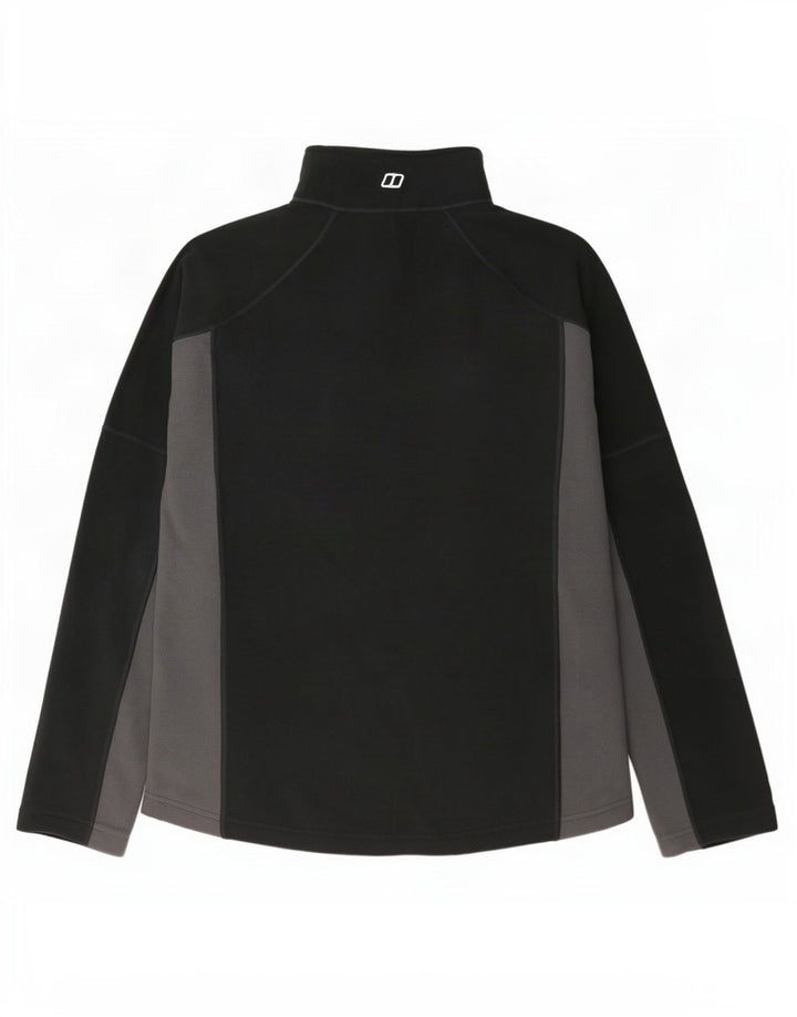 Berghaus Fleece Jumper med lynlås til mænd Medium Sort Colourblock Polyester