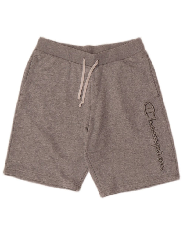 Champion drenge grafiske sportsshorts 13-14 år XL Grå bomuld