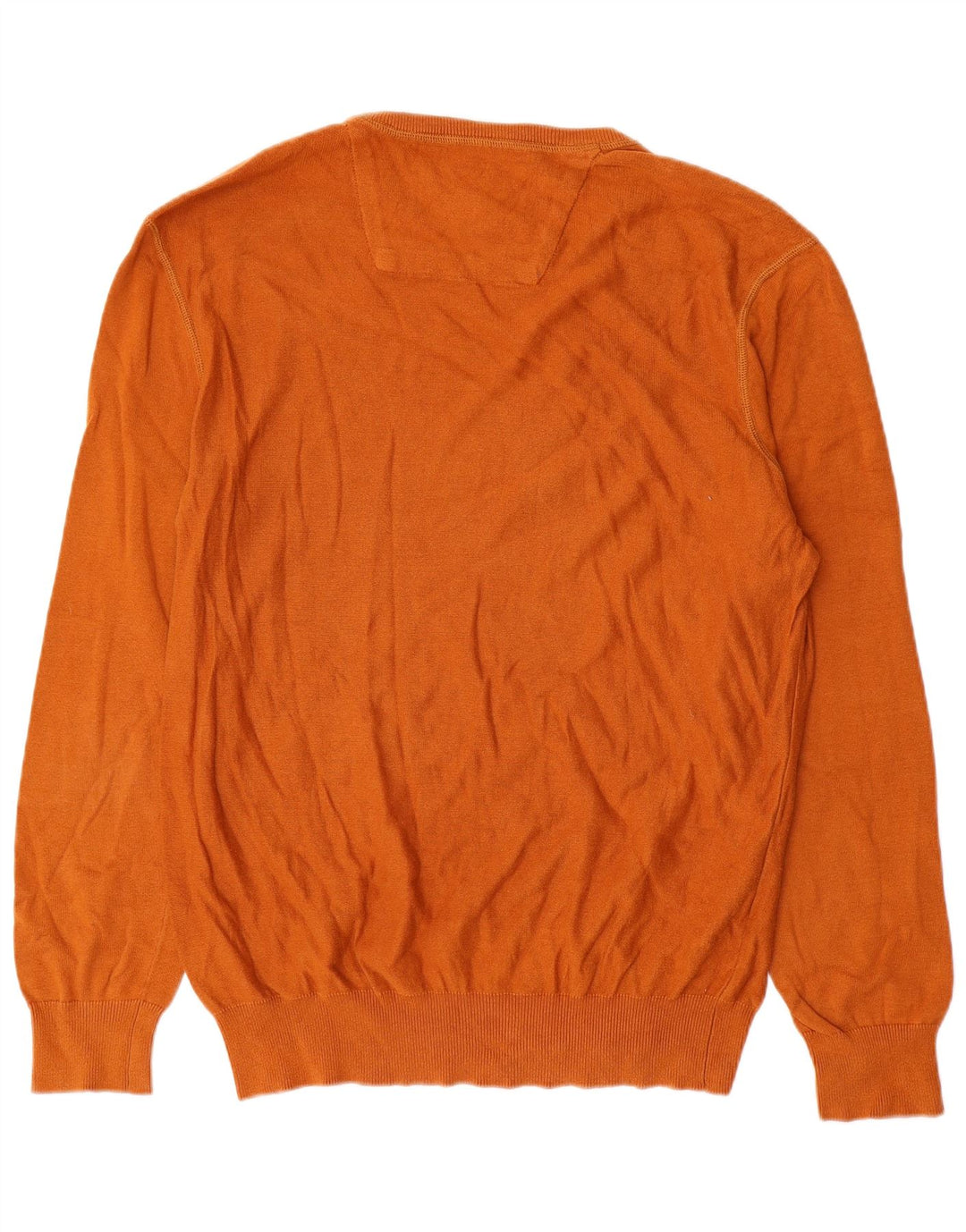 Timberland Herre Regular Fit Jumper Sweater med rund hals Stor orange bomuld