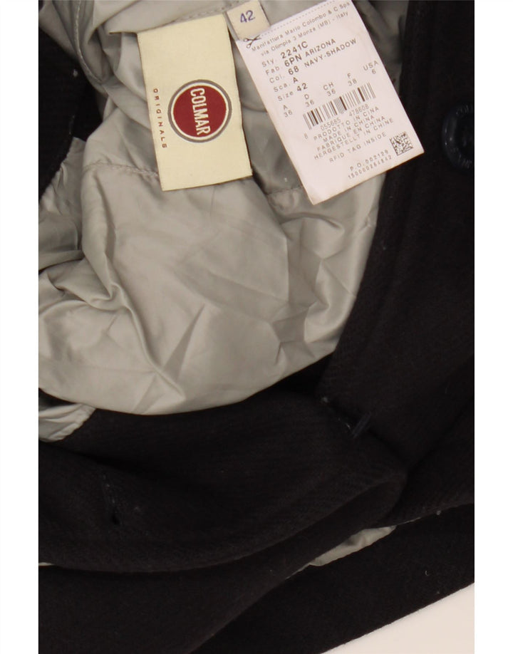 COLMAR Dameoverfrakke IT 42 Lille Marineblå Uld