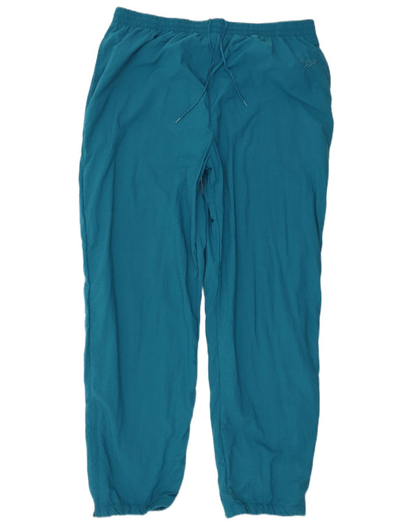 Reebok Herre træningsdragt Bukser Joggers 2XL Blå Nylon