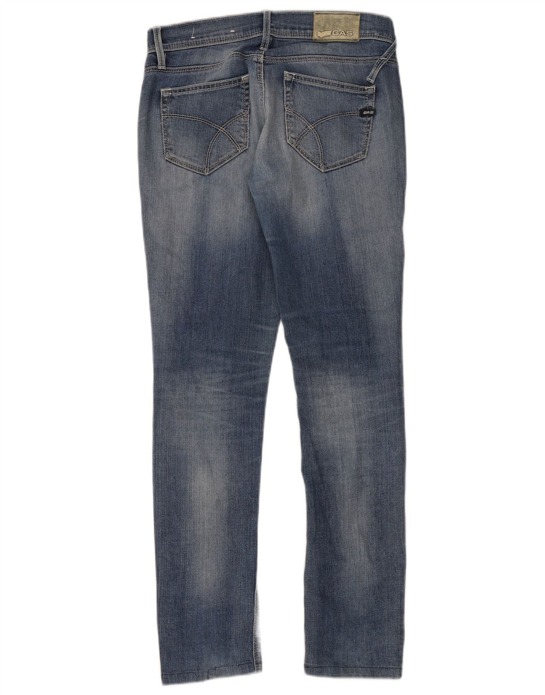 Gas Dame Slim Jeans W30 L30 Blå Bomuld