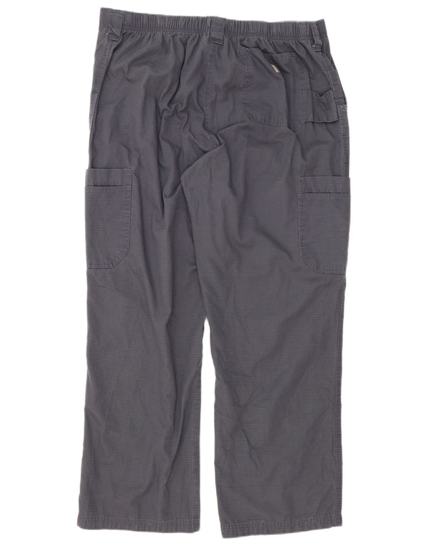 Carhartt Herre Straight Cargo Bukser XL W38 L31 Grå Bomuld
