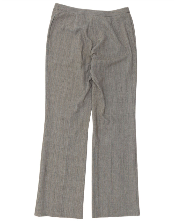 Marks & Spencer Dame Casual Bukser UK 12 Medium W30 L34 Gråstribet