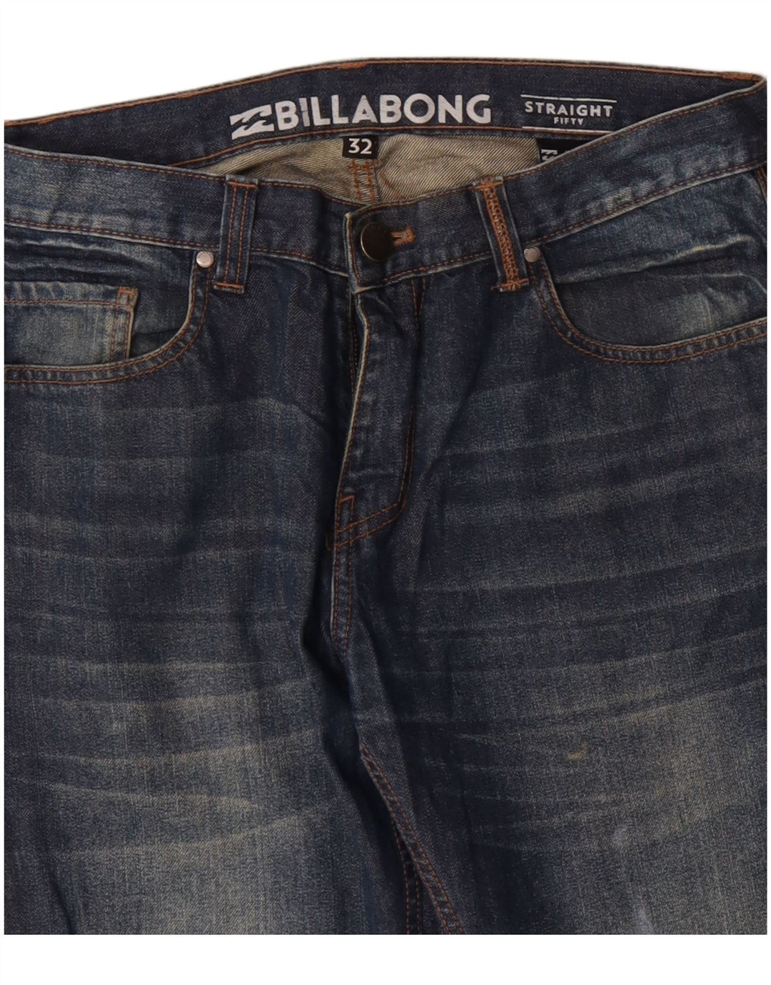 Billabong Straight Jeans til mænd W32 L32 blå bomuld