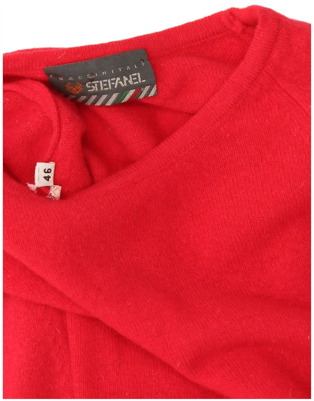 Stefanel Dame sweater med rund hals IT 46 Large Pink