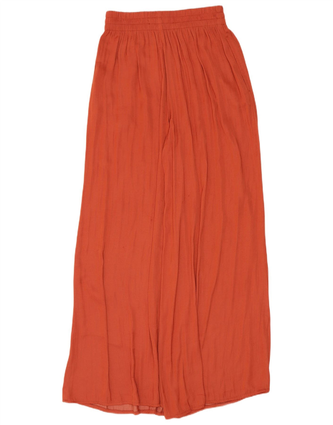 Zara Womens High Waist Cullotes Bukser XS W24 L27 Orange Polyester