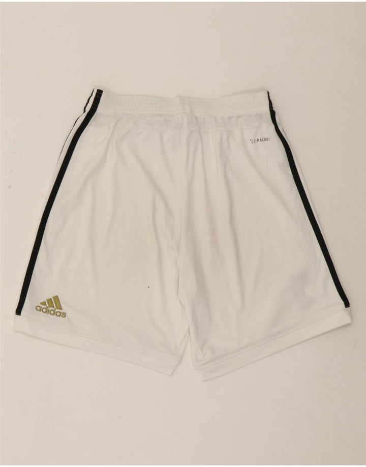 Adidas Dame Juventus Sports Shorts UK 8 Small White Polyester