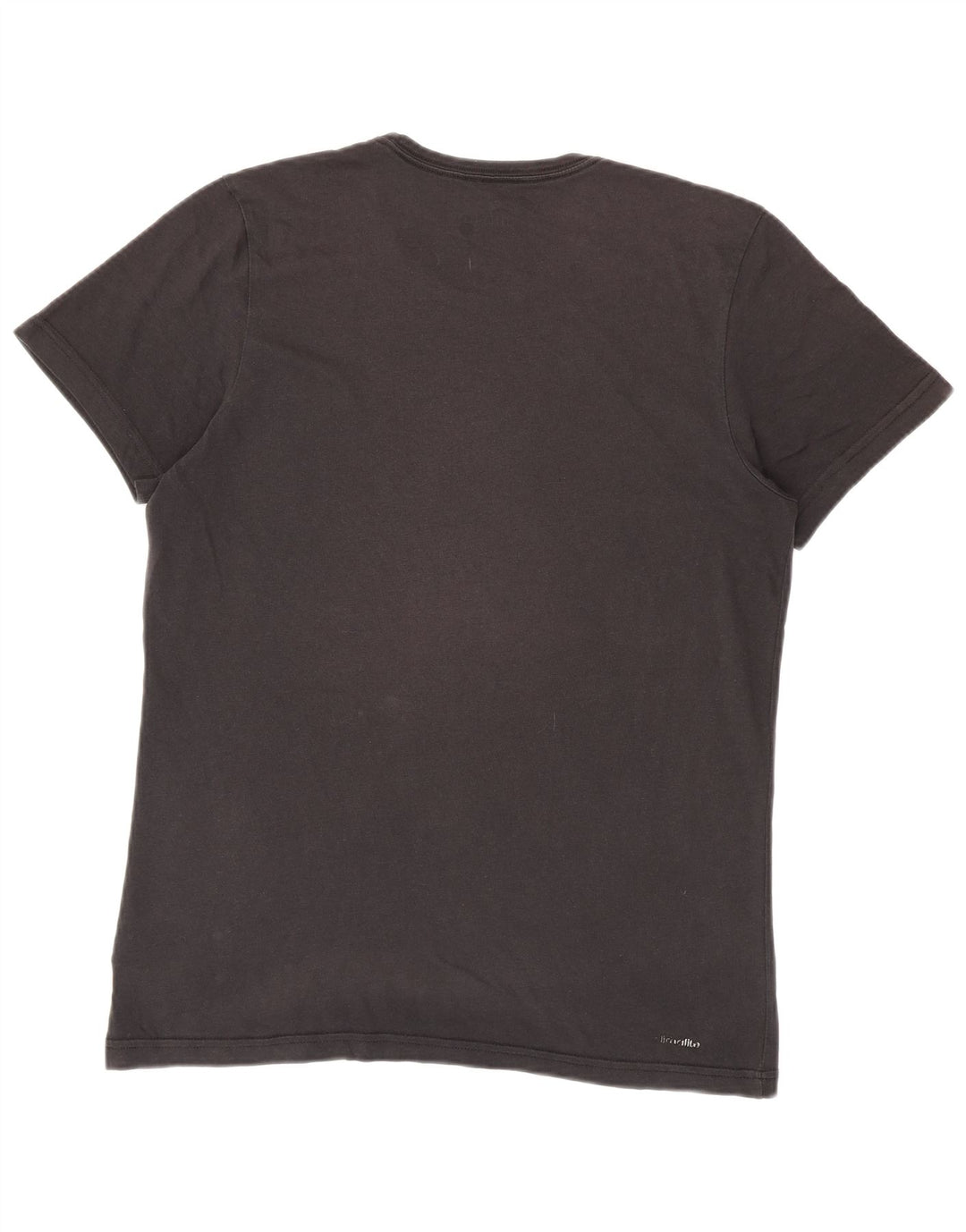 Adidas Herre Climalite T-Shirt Top Medium Sort Bomuld