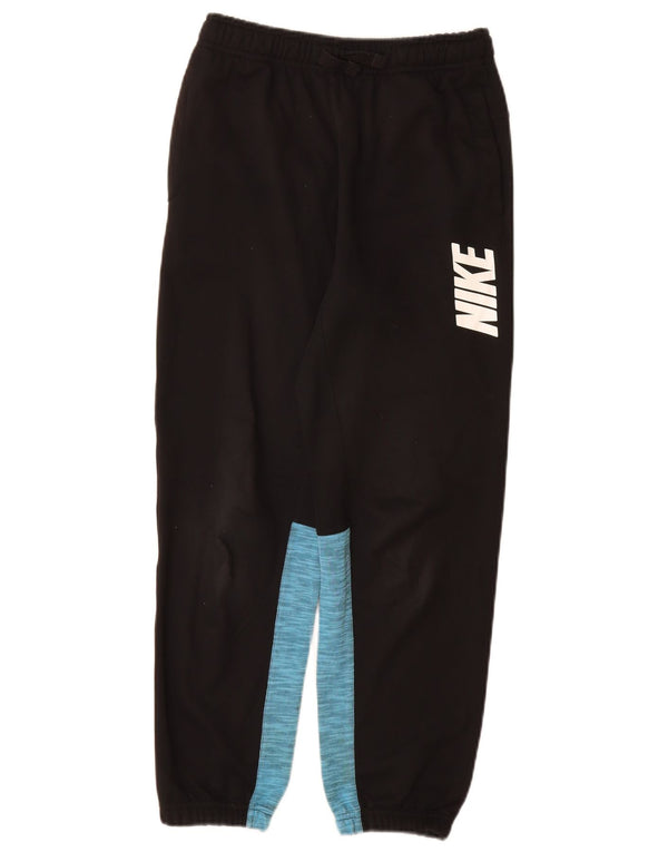 Nike Boys træningsdragt Bukser Joggers 12-13 år Stor sort farveblok