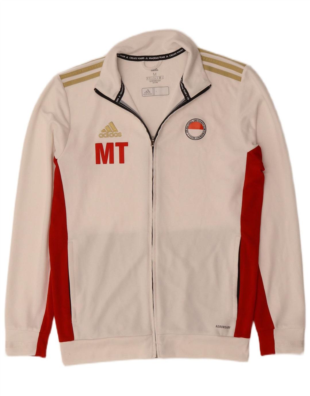 Adidas Aeroready Træningsdragt Topjakke Medium Off White Colourblock