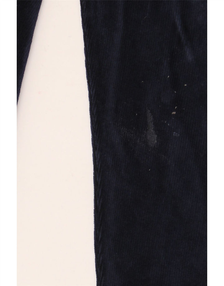 Marks & Spencer Womens Leggings UK 16 Large Navy Blue Cotton