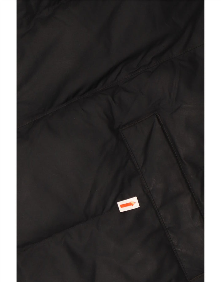 NIKE Polstret hættejakke til drenge 13-14 år XL sort polyester