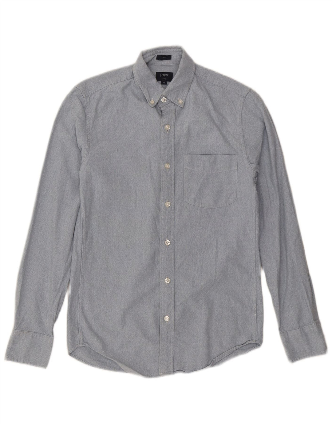 J. CREW Herre Slim Fit skjorte XS blå bomuld