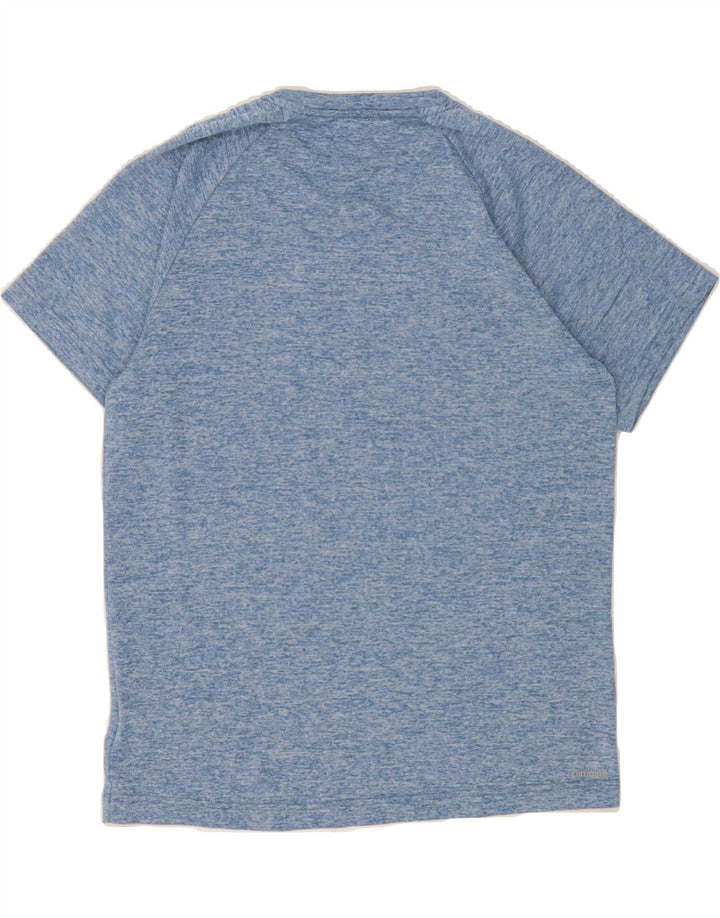 ADIDAS Mens Climalite T-Shirt Top Small Blue Flecked Polyester Vintage Adidas and Second-Hand Adidas from Messina Hembry 