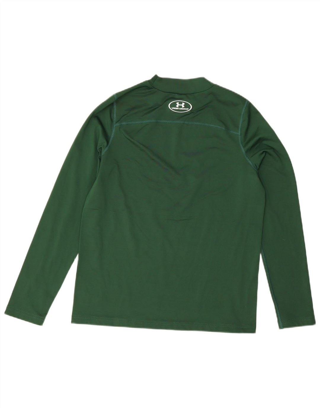 Under Armour Boys Cold Gear Top Langærmet 13-14 år XL Grøn Polyester