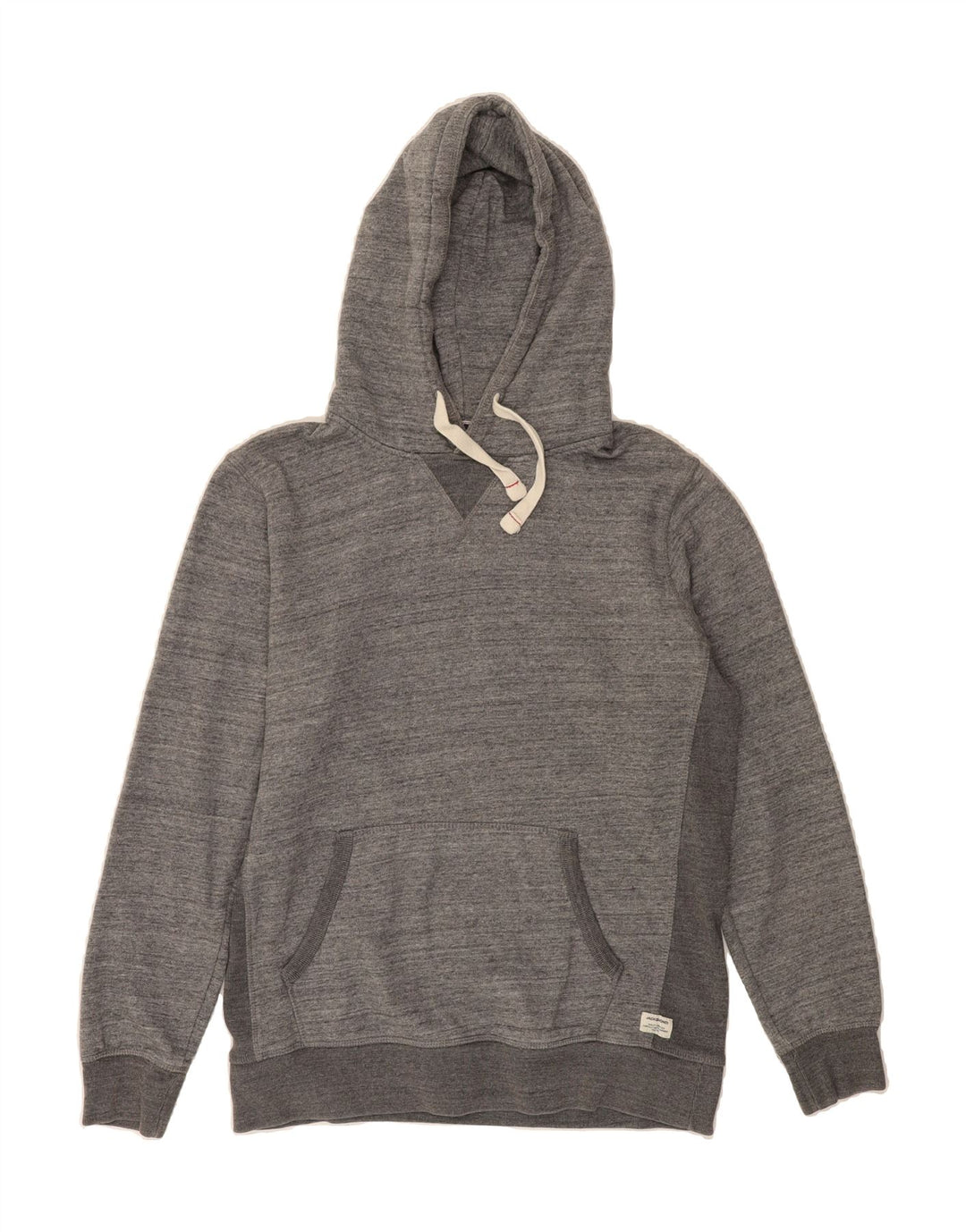 JACK & JONES Mens Hoodie Jumper Large Grey Flecked Cotton Vintage Jack & Jones and Second-Hand Jack & Jones from Messina Hembry 