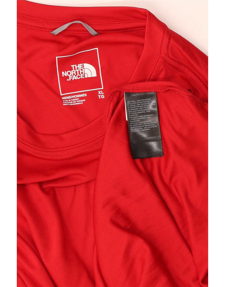 The North Face Herre T-Shirt Top XL Rød Polyester
