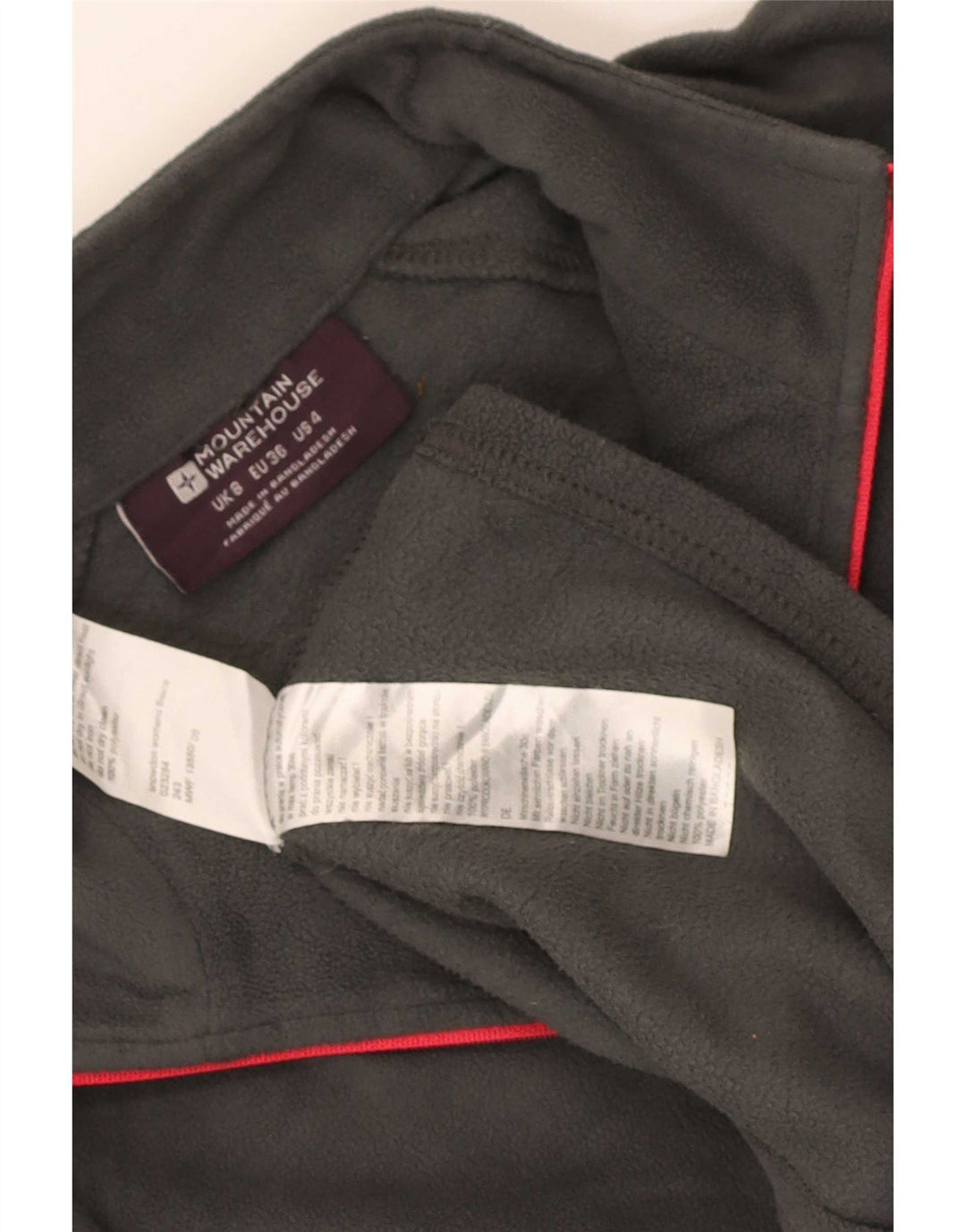 Mountain Warehouse Dame Fleece Jumper med lynlås DK 8 Lille grå polyester