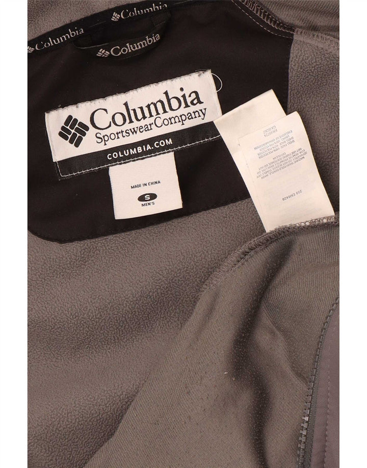 Columbia Herre Omni-Shield Windbreaker Jacket med hætte UK 36 Small Grey