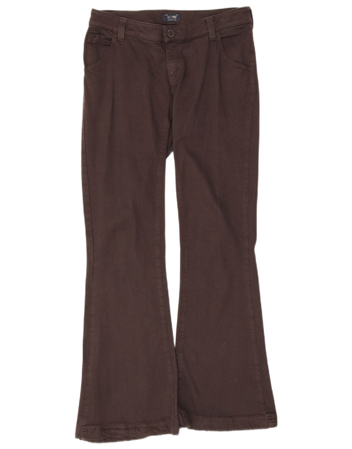 Armani Dame Flared Jeans W29 L30 Brun Modal