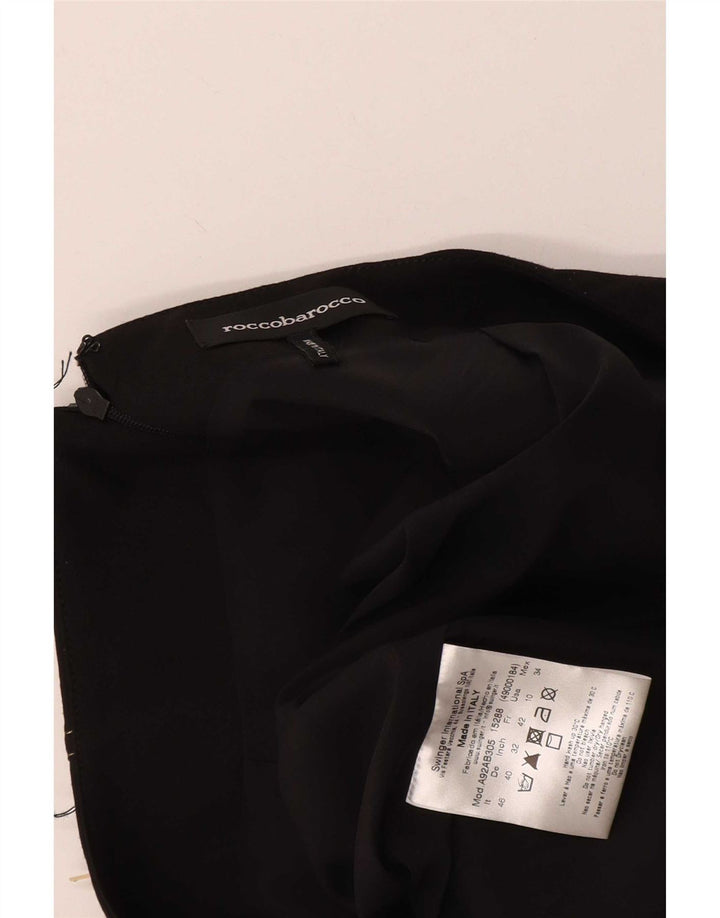 Roccobarocco Womens Pencil Skirt IT 46 Large W34 Black Polyester