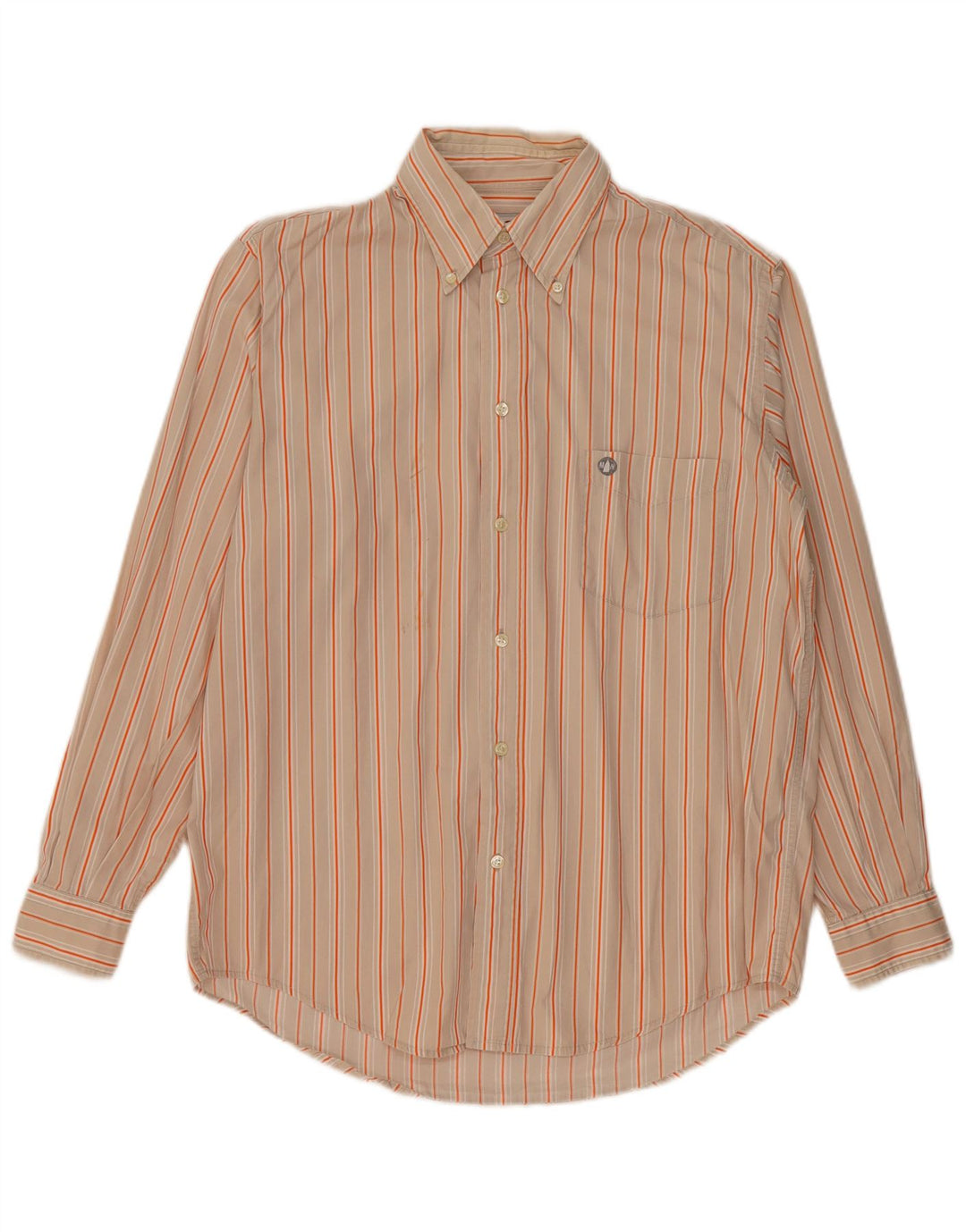 Murphy & Nye Herreskjorte Medium Beige Nålestribet bomuld