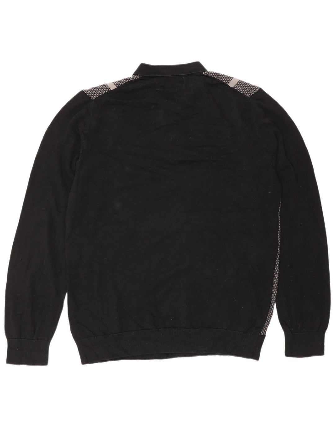 Marks & Spencer Herre Autograph Polo Neck Jumper Sweater Stor Sort