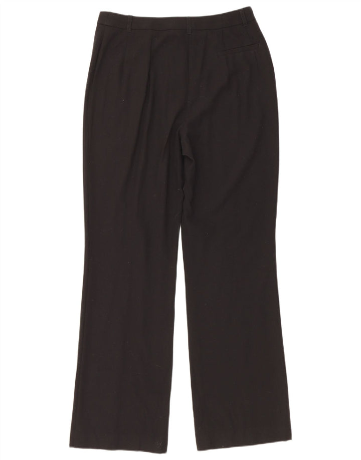 Marks & Spencer Dame Bootcut Casual Bukser UK 12 Medium W30 L30 Black