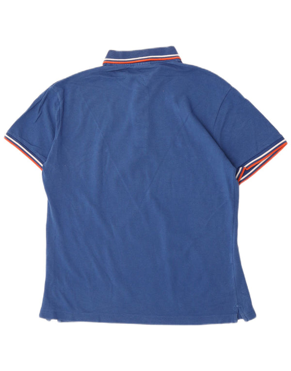 Lacoste Herre Slim Fit Polo Shirt Størrelse 6 XL Blå Stribet Bomuld