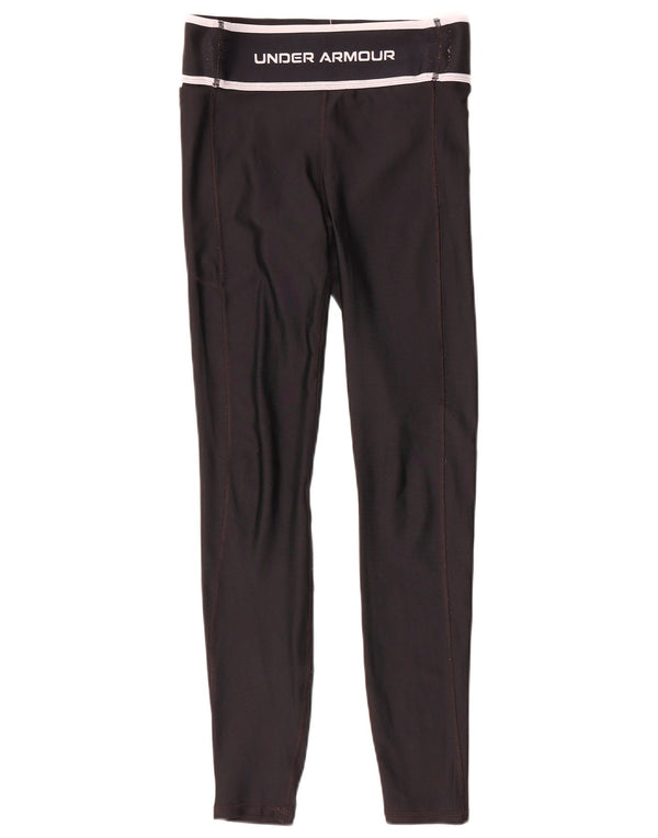 Under Armour Grafiske Leggings til kvinder UK 10 Lille Sort