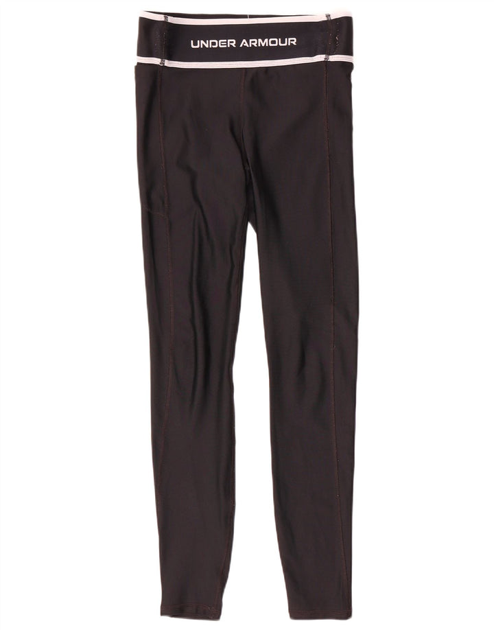 Under Armour Grafiske Leggings til kvinder UK 10 Lille Sort