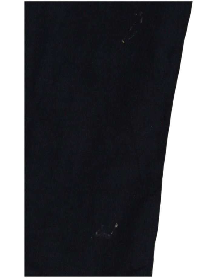 Marks & Spencer Womens Cropped Jeans UK 12 Medium W32 L21 Marineblå Bomuld