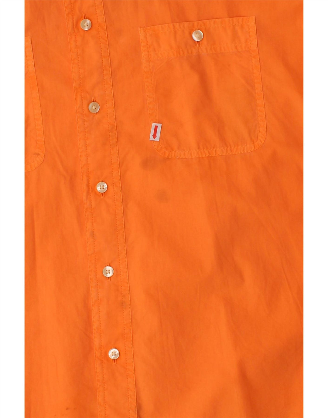GANT Mens Short Sleeve Shirt Large Orange Cotton Vintage Gant and Second-Hand Gant from Messina Hembry 
