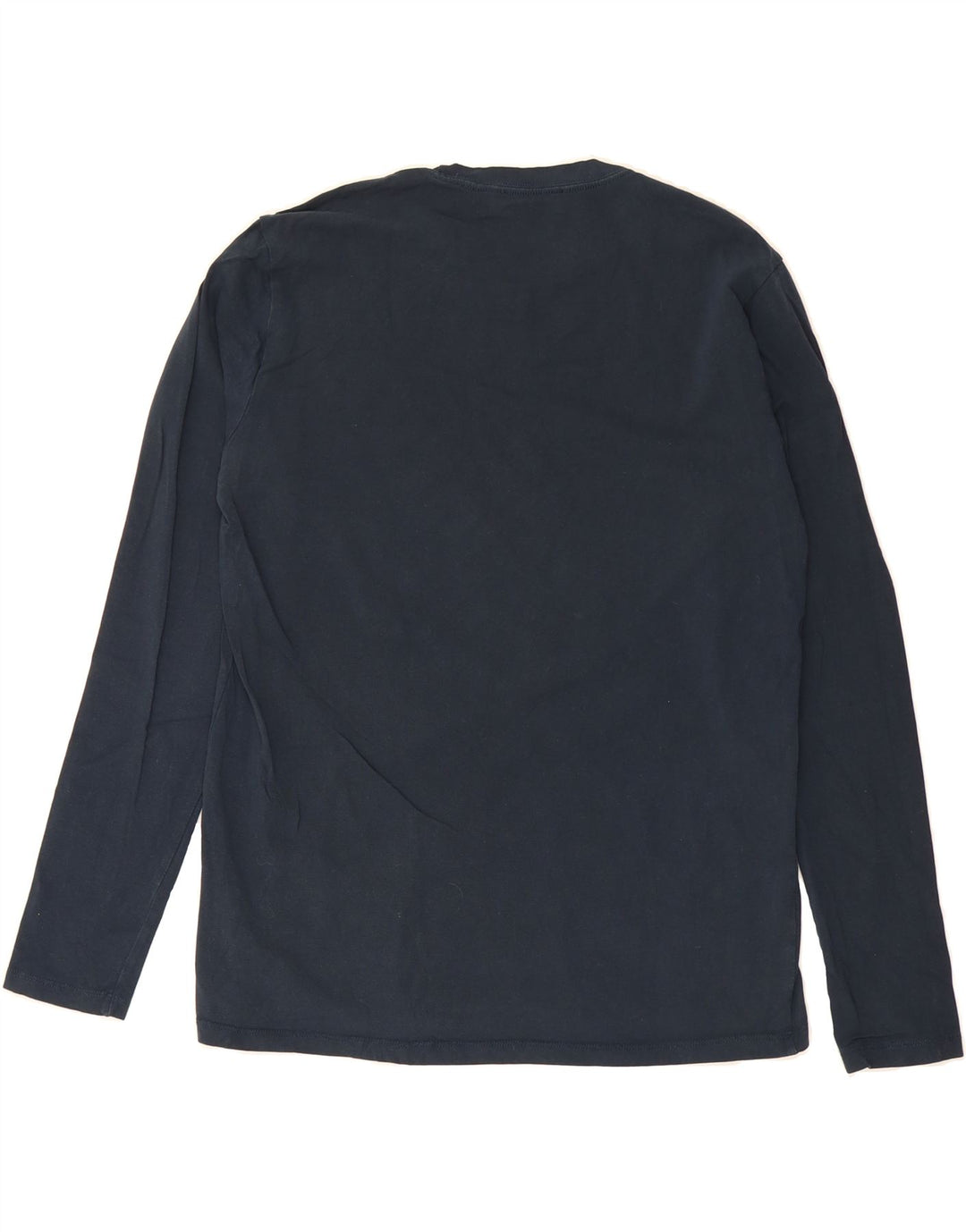 TRUSSARDI Mens Top Long Sleeve XL Navy Blue Cotton Vintage Trussardi and Second-Hand Trussardi from Messina Hembry 